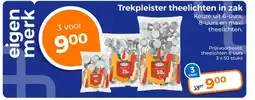 Trekpleister Trekpleister theelichten in zak aanbieding
