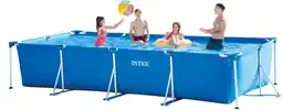Bol.com INTEX Zwembad Rectangular Frame 450x220x84 cm 28273NP aanbieding