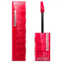 Kruidvat Maybelline New York SuperStay Vinyl Ink 50 Wicked Lipstick aanbieding