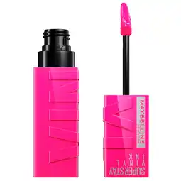 Kruidvat Maybelline New York SuperStay Vinyl Ink 150 Striking Longwear Liquid Lipstick aanbieding