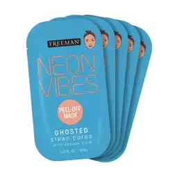 Kruidvat Freeman Neon Vibes Clean Pores Peel-Off Masks aanbieding