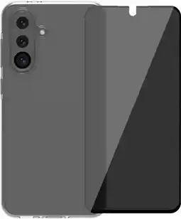 Coolblue BlueBuilt Samsung Galaxy A36 Back Cover Transparant + Privacy Filter Screenprotector Glas aanbieding