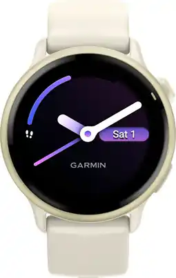 Coolblue Garmin Vivoactive 6 Music Goud/Wit aanbieding