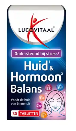 De Online Drogist Lucovitaal Huid & Hormoon Balans Tabletten aanbieding