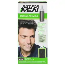 Trekpleister Just For Men Original Formula H-55 Zwart Haarkleuring aanbieding