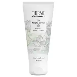 Trekpleister Therme Zen White Lotus Hydra+ Bodylotion aanbieding