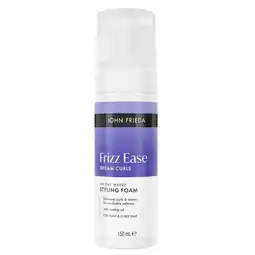Trekpleister John Frieda Frizz-Ease Air-Dry Waves Styling Mousse aanbieding