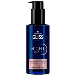 Trekpleister Gliss Overnight Reconstruction Night Elixir aanbieding