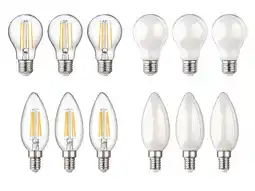 Lidl LIVARNO Set van 3 LED-filamentlampen aanbieding