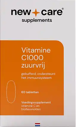 Etos New Care Vitamine C1000 Zuurvrij Tabletten 60 stuks aanbieding