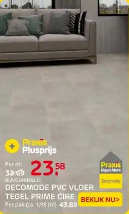 Praxis Decomode PVC Vloer Tegel Prime Cire aanbieding