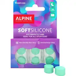 Etos Alpine Silicone Oordoppen Voor Slapen en Zwemmen 3 paar aanbieding