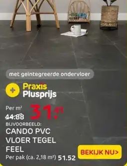 Praxis Cando PVC Vloer Tegel Feel aanbieding