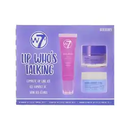 Etos W7 Lip Who's Talk Gift Set Blue Berry aanbieding