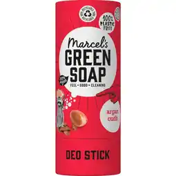Etos Marcel's Green Soap Argan & Oudh Deodorant Stick 40 GR aanbieding