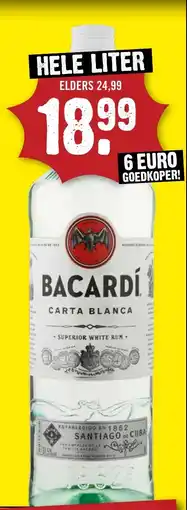 Dirck 3 Bacardi Carta Blanca aanbieding