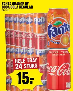 Dirck 3 Fanta Orange of Coca Cola Rregular aanbieding