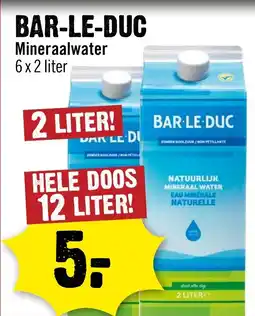 Dirck 3 Bar-Le-Duc Mineraalwater aanbieding