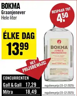 Dirck 3 Bokma Graanjenever aanbieding
