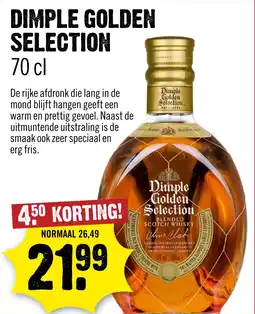 Dirck 3 Dimple Golden Selection aanbieding