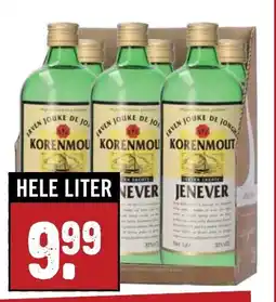 Dirck 3 Korenmout Jenever aanbieding