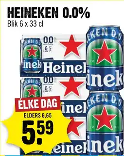 Dirck 3 Heineken 0.0% aanbieding