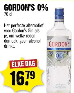 Dirck 3 Gordon's 0% aanbieding