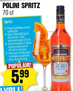Dirck 3 Polini Spritz aanbieding