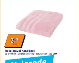 Action Hotel Royal Handdoek aanbieding