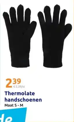 Action Thermolate handschoenen aanbieding
