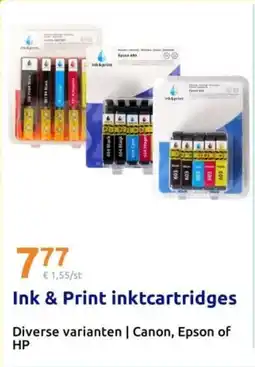 Action Ink & Print Inktcartridges aanbieding