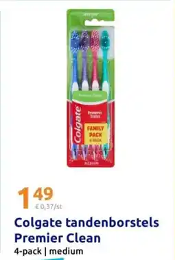 Action Colgate tandenborstels Premier Clean aanbieding