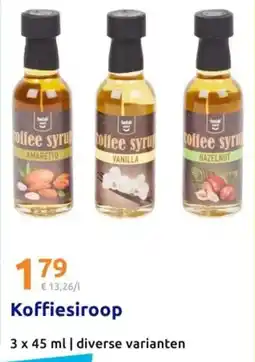 Action Koffiesiroop aanbieding