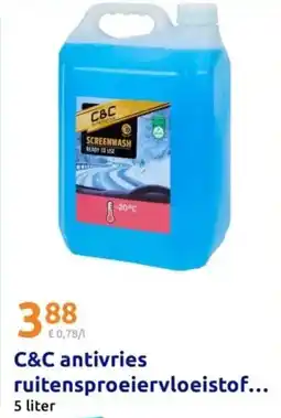 Action C&C antivries ruitensproeiervloeistof aanbieding