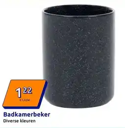 Action Badkamerbeker aanbieding