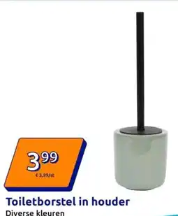 Action Toiletborstel in Houder aanbieding