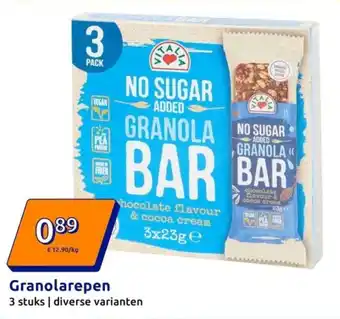 Action Granolarepen aanbieding