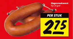 Boni Slagersrookworst aanbieding