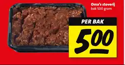 Boni Oma's stoverij aanbieding