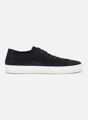 Oger Oger Suède low-top sneaker BLUE NAVY aanbieding