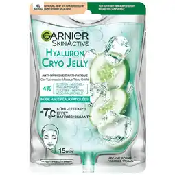 Etos Garnier SkinActive Cryo Jelly Anti-Vermoeidheid Gezichtsmasker + Hyaluron aanbieding
