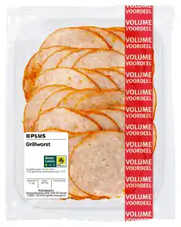 PLUS PLUS Grillworst Voordeelverpakking aanbieding