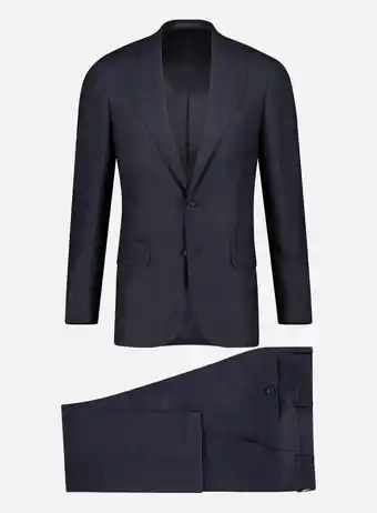 Oger Oger dressed for success Slim-fit wollen pak Blauw aanbieding