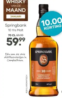 Mitra Springbank 10 Yrs Malt aanbieding