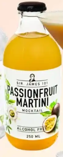 Mitra Sir James 101 passionfruit martini aanbieding