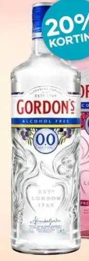 Mitra Gordon's Alcohol Free aanbieding