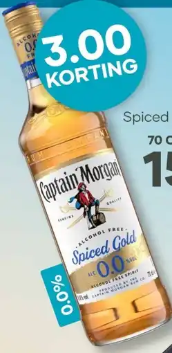 Mitra Captain Morgan Spiced Gold 0,0% aanbieding