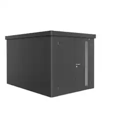 Praxis Biohort Metalen Tuinhuis Neo - Donkergrijs Metallic - 236x348cm - Dubbele Deur aanbieding