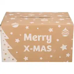 Albert Heijn Kerstpakketdoos Merry Christmas aanbieding