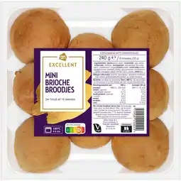 Albert Heijn AH Excellent Mini brioche broodjes aanbieding